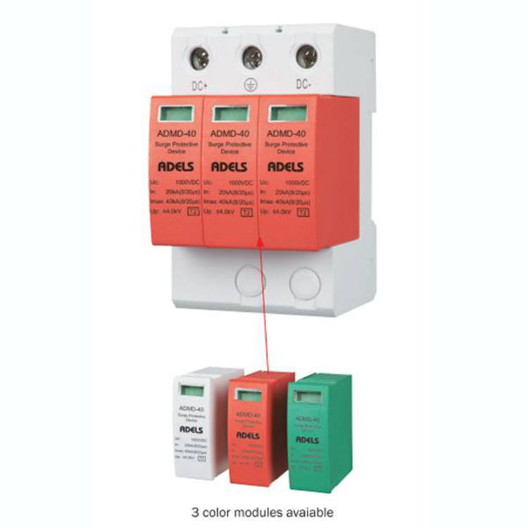 DC Surge Protector Dipeunteun Tegangan Nepi ka 1000V Surge Alat Pelindung